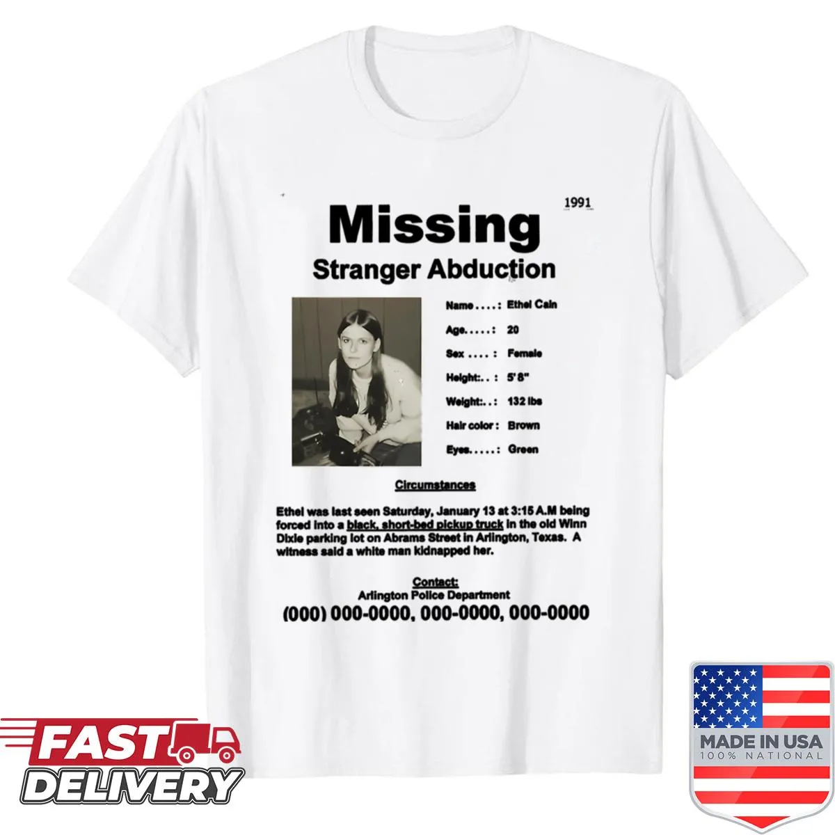 Vintage shirt celebrating singers and songwriters