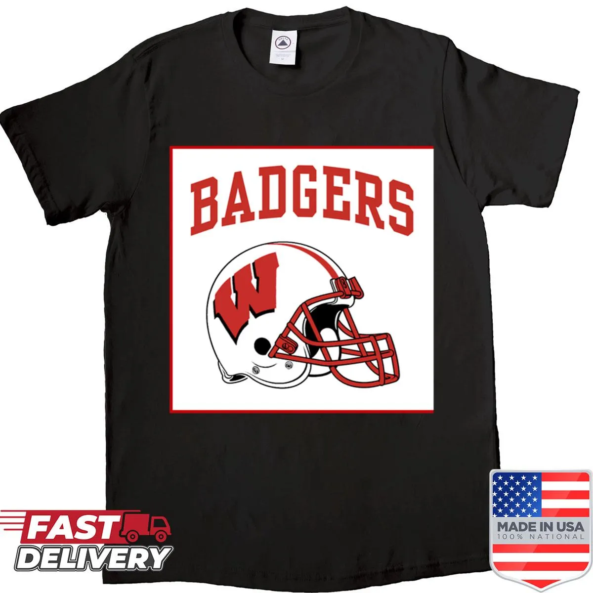 University of Wisconsin shirt featuring the school logo