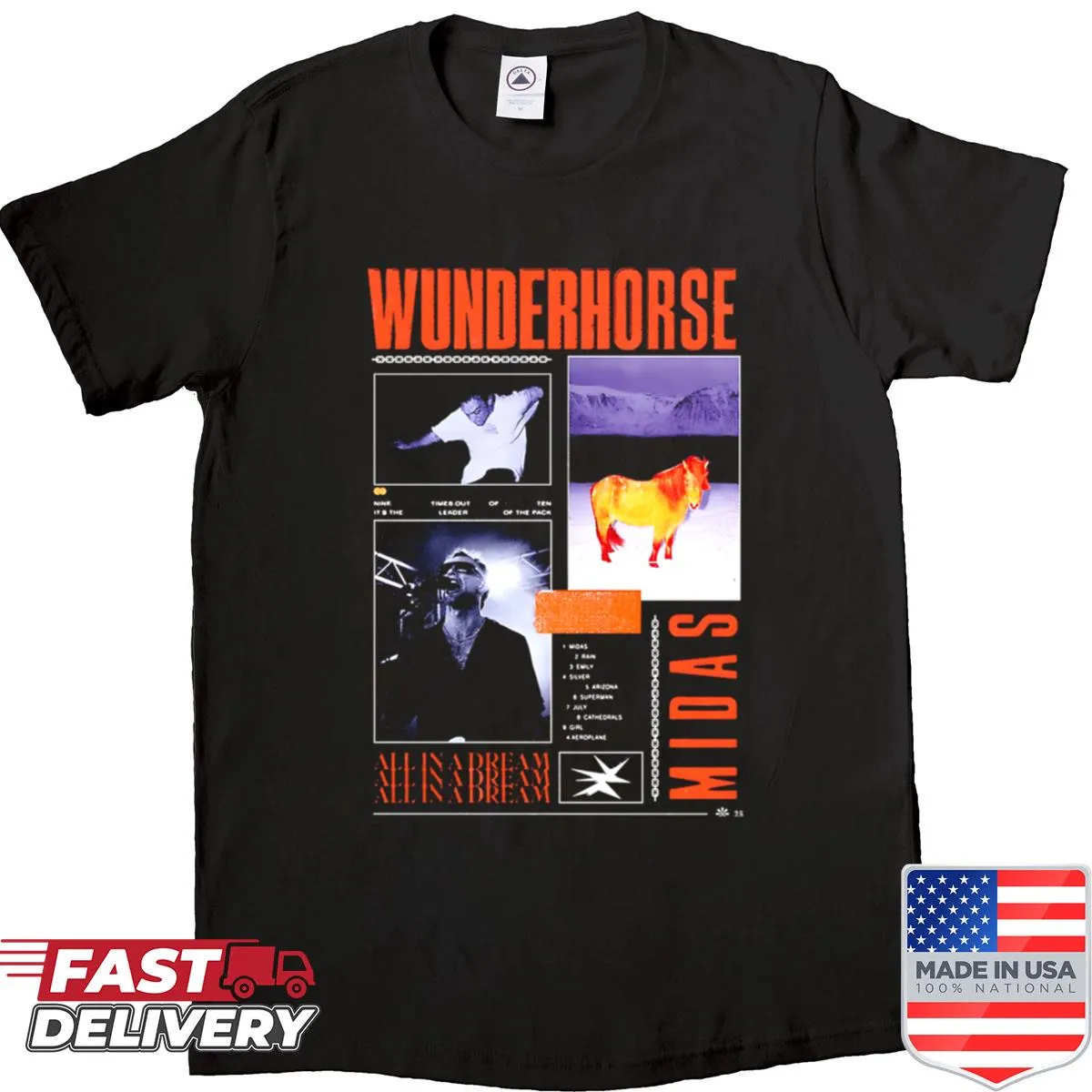 Vintage distressed shirt celebrating indie bands of the 80s