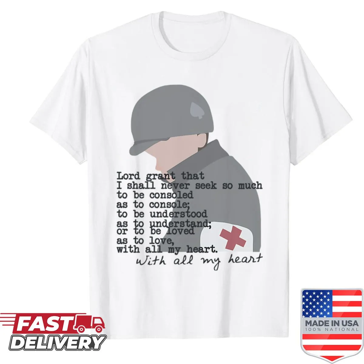 Vintage-inspired shirt celebrating classic war dramas and miniseries