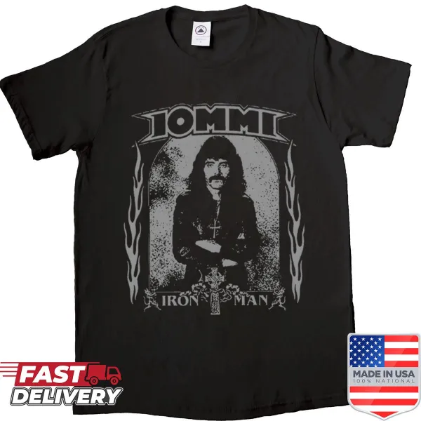 Vintage grunge style shirt with guitarist band graphic