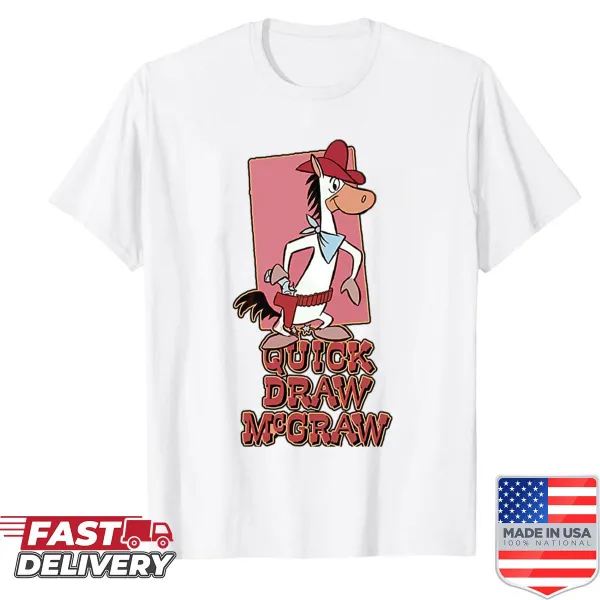 Vintage animated movie logo in cartoon style on a T-shirt