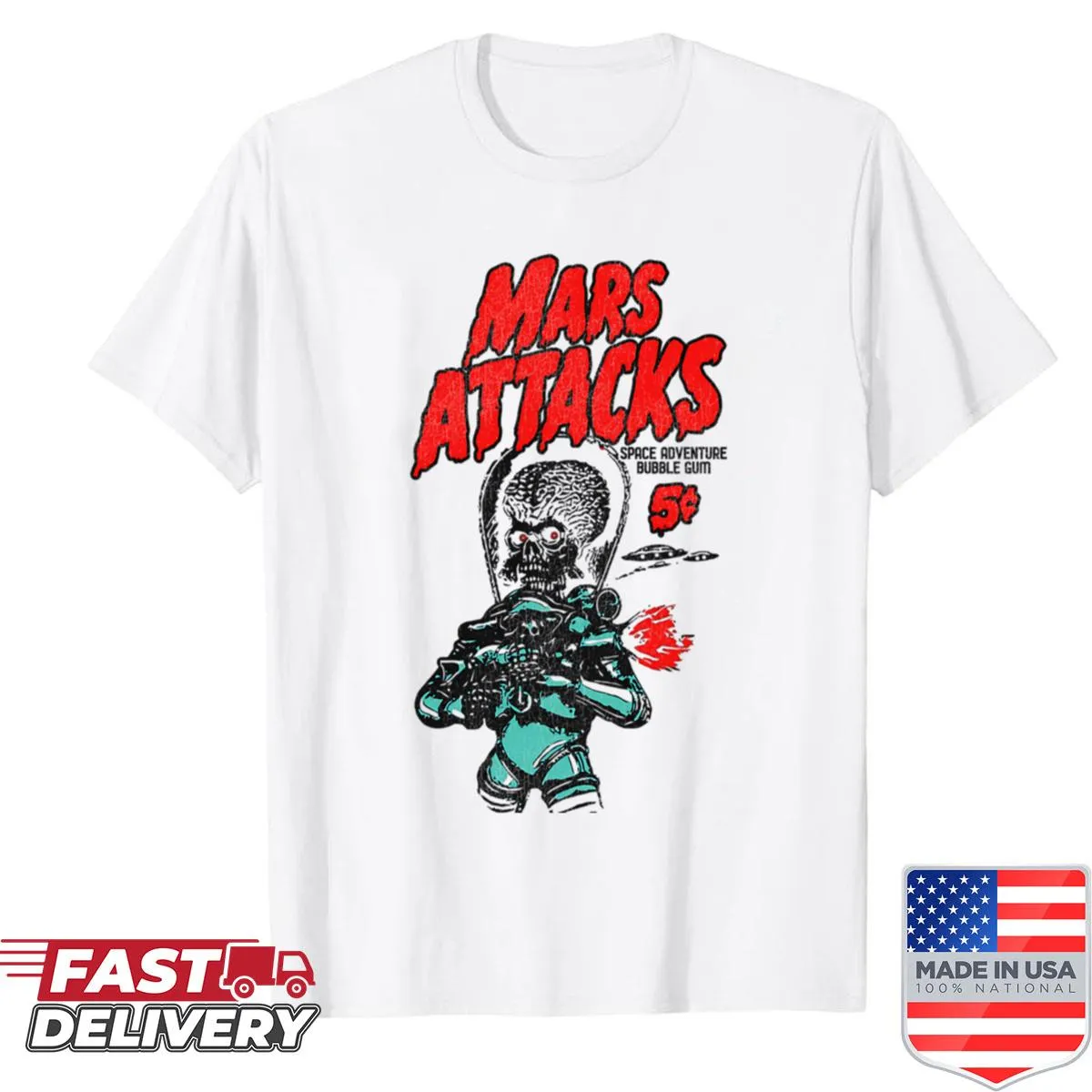 Vintage horror movie logo t-shirt for Halloween