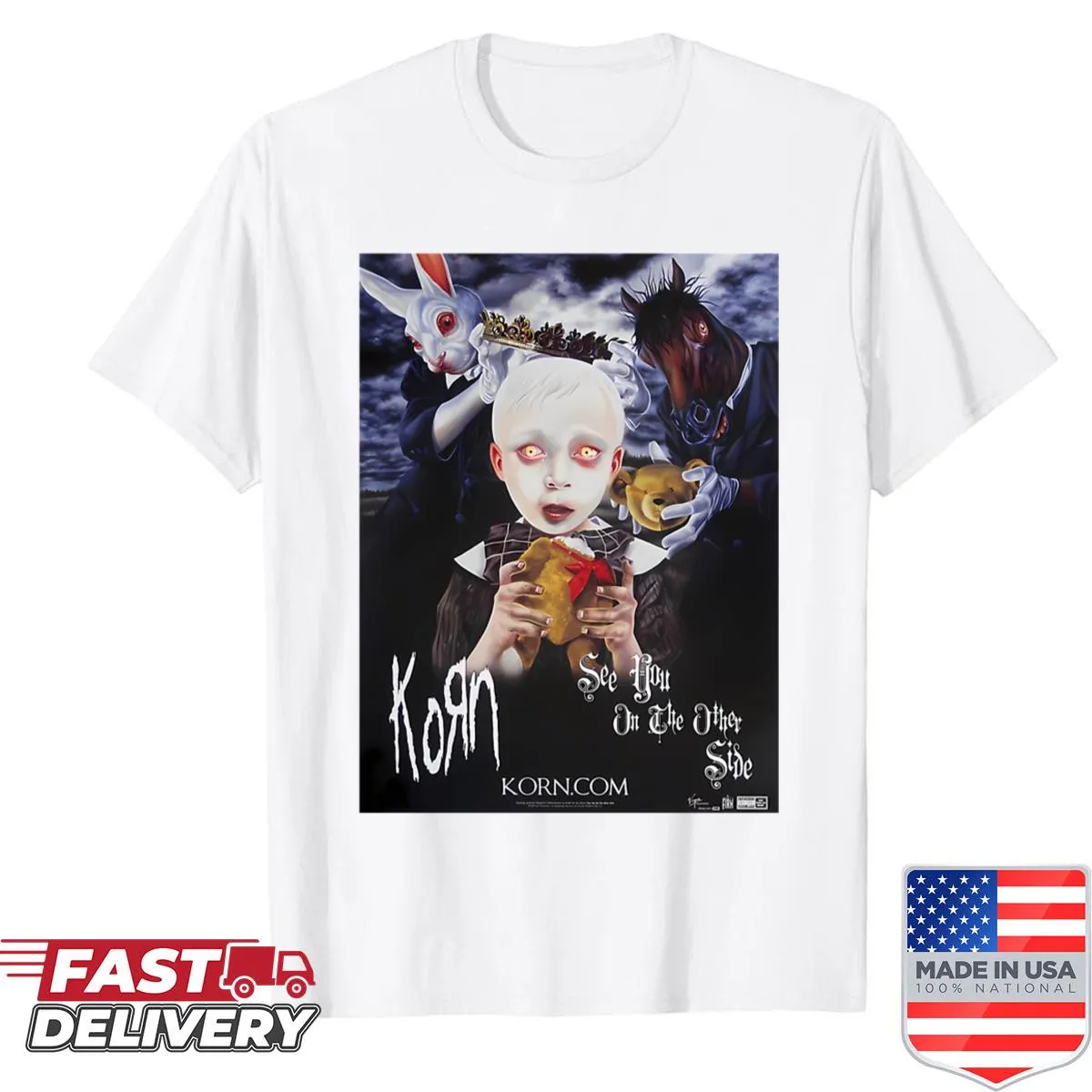 Vintage rock tour band graphic T-shirt