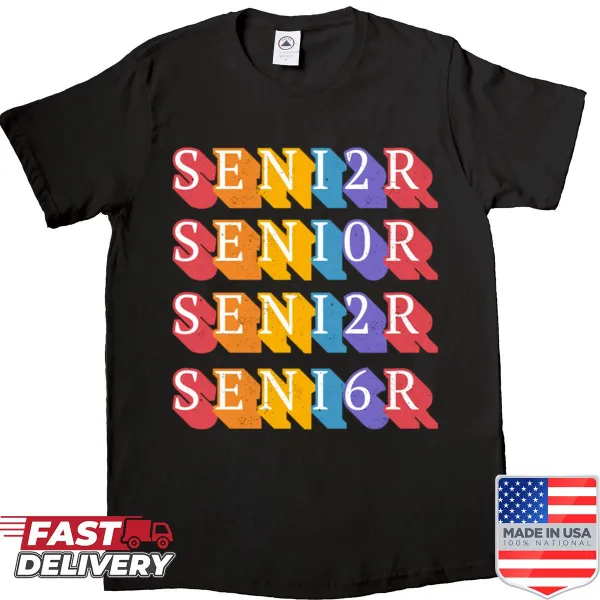 Vintage-style shirt with a 2026 graduation emblem