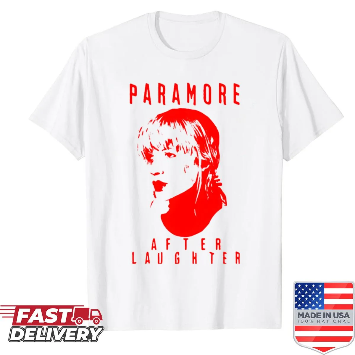 Vintage indie band silhouette T-shirt with minimalist design
