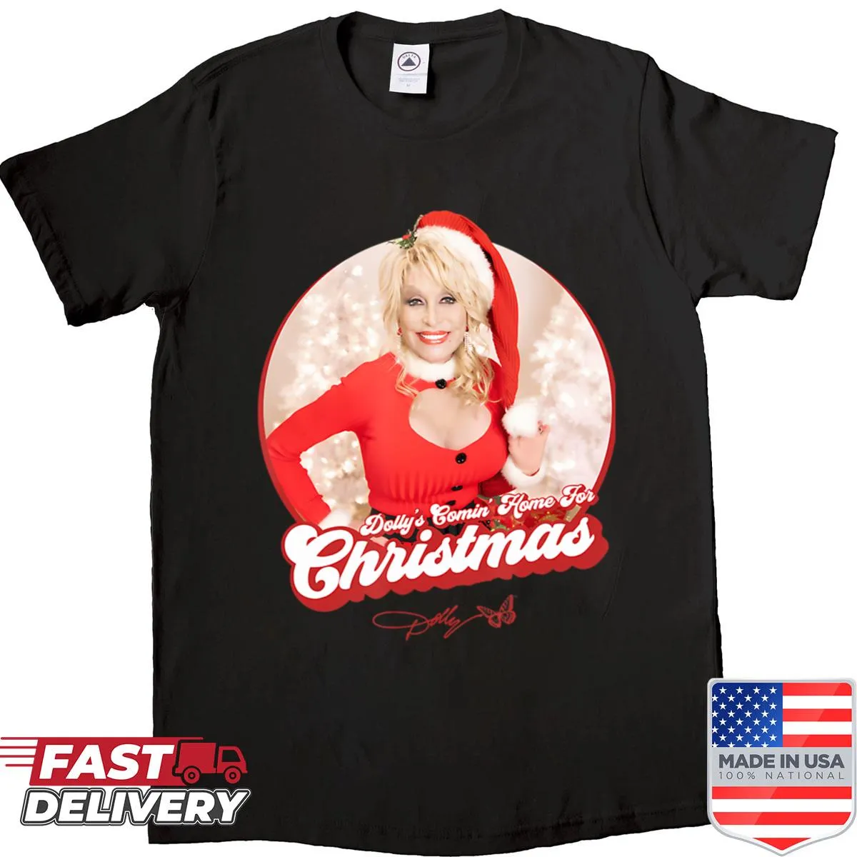 Vintage Singer logo t-shirt, perfect for music lovers during Christmas