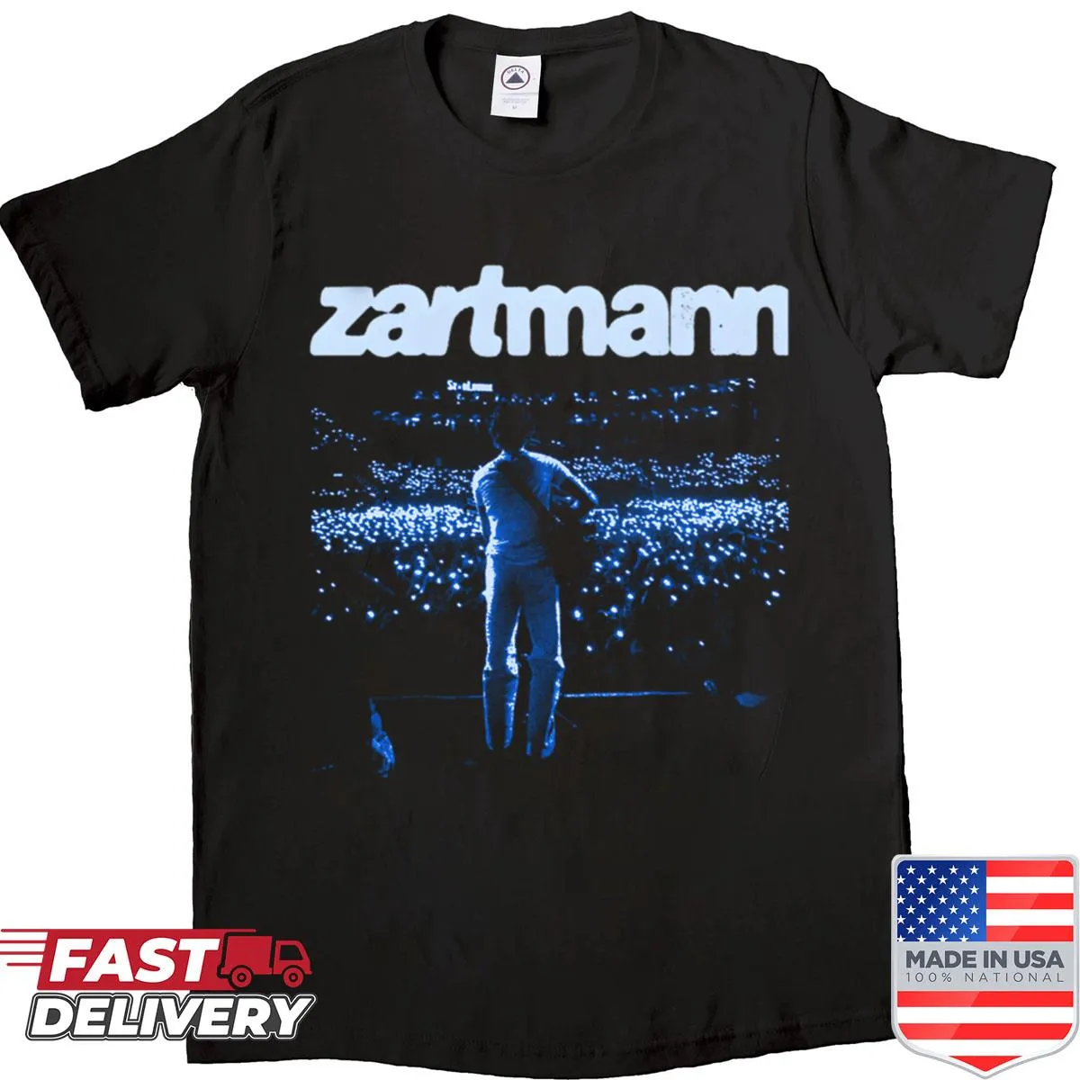 Oversized vintage shirt celebrating German singer Zartmann