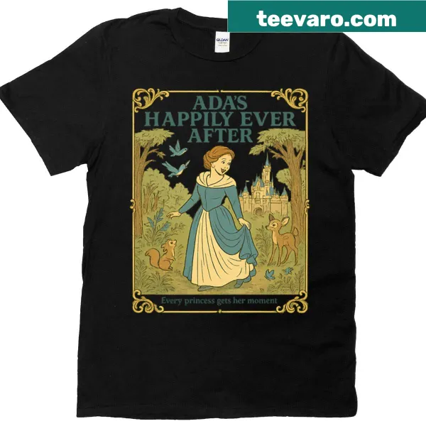 Whimsical t-shirt featuring the phrase Every Princess Gets Her Moment