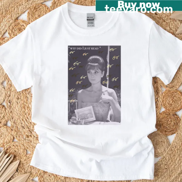 T-shirt featuring an elegant graphic of Audrey Hepburn