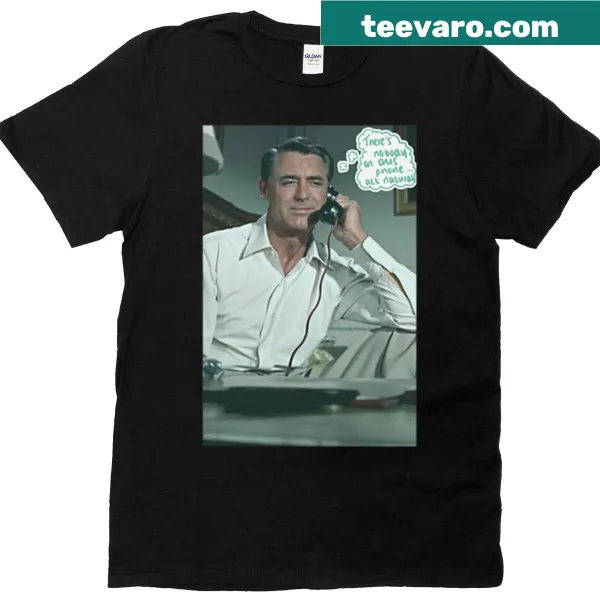 Oversized t-shirt honoring Cary Grant with bold graphic design