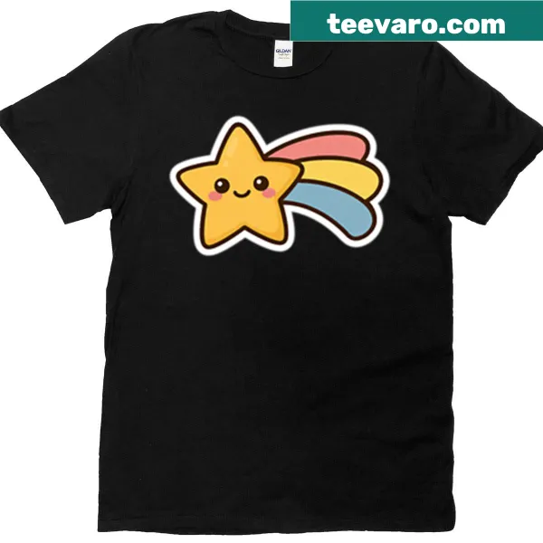 Cute T-shirt with a shooting star design
