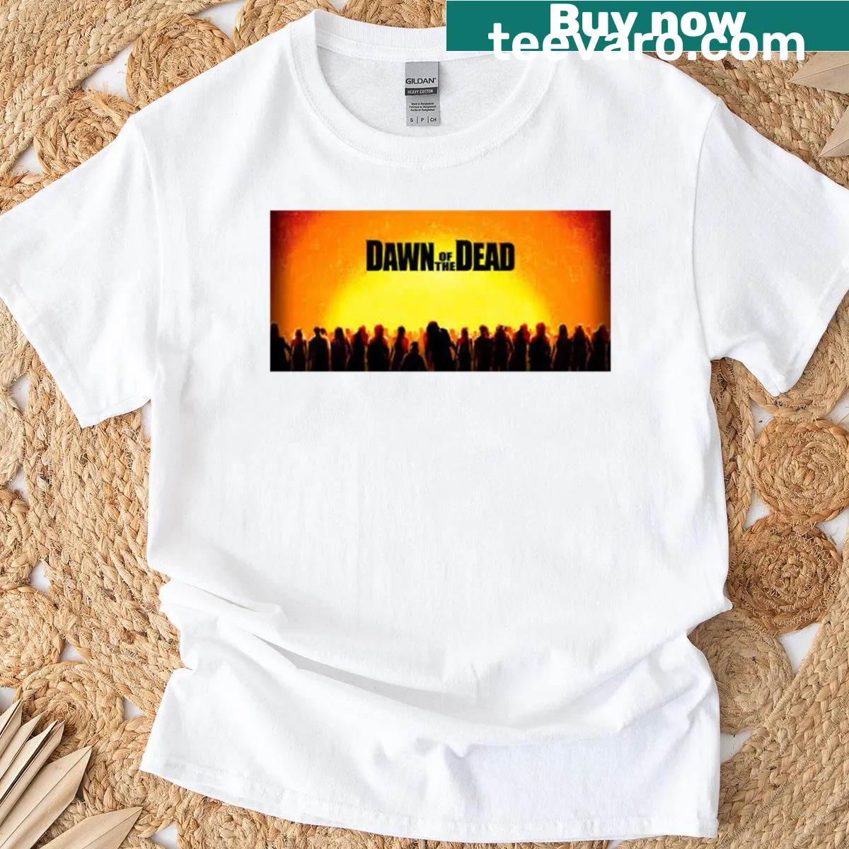 Graphic T-shirt inspired by 'Dawn Of The Dead' — on a men's t-shirt