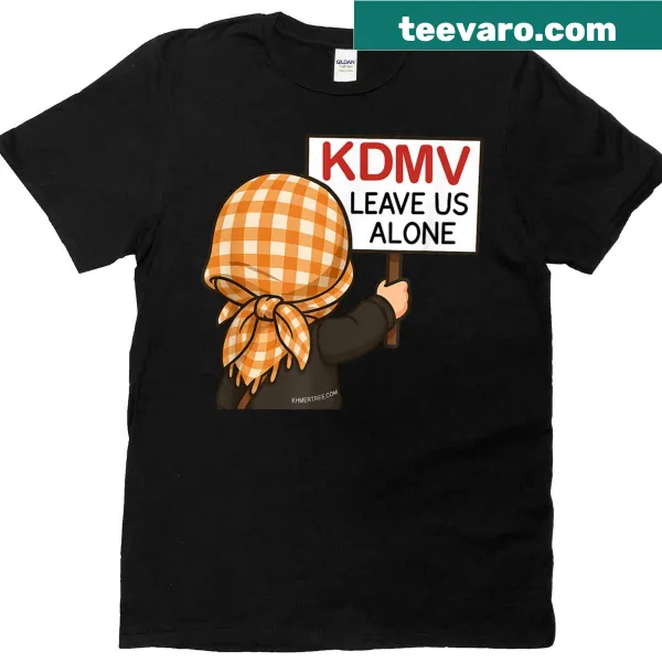 Cute T-shirt featuring the word 'Peace' in a bold design celebrating Khmer culture.