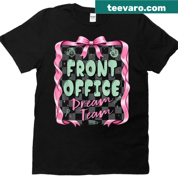 Badge emblem T-shirt for front office school staff