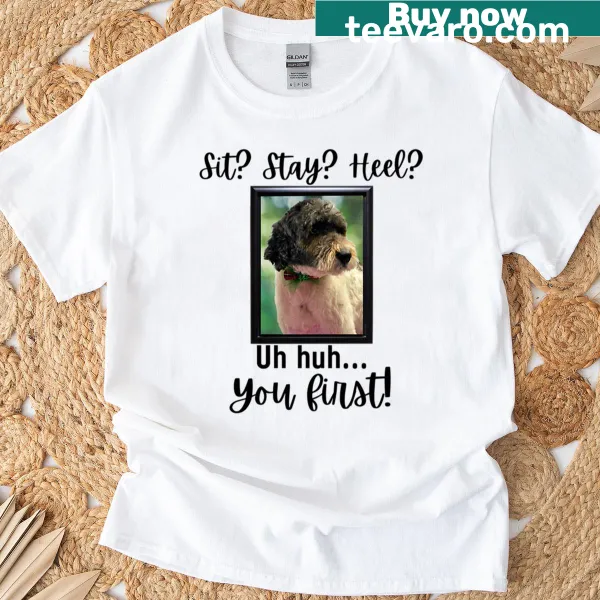Illustrated funny Goldendoodle quote on a T-shirt