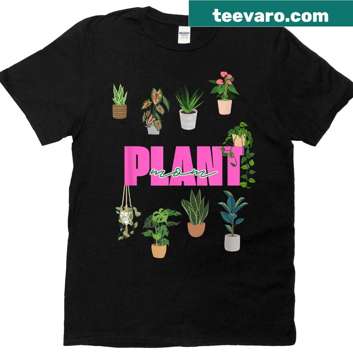 Funny t-shirt for plant moms with a humorous design — on a men's t-shirt