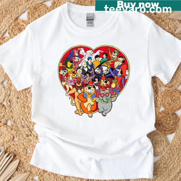 T-shirt featuring a heart graphic design