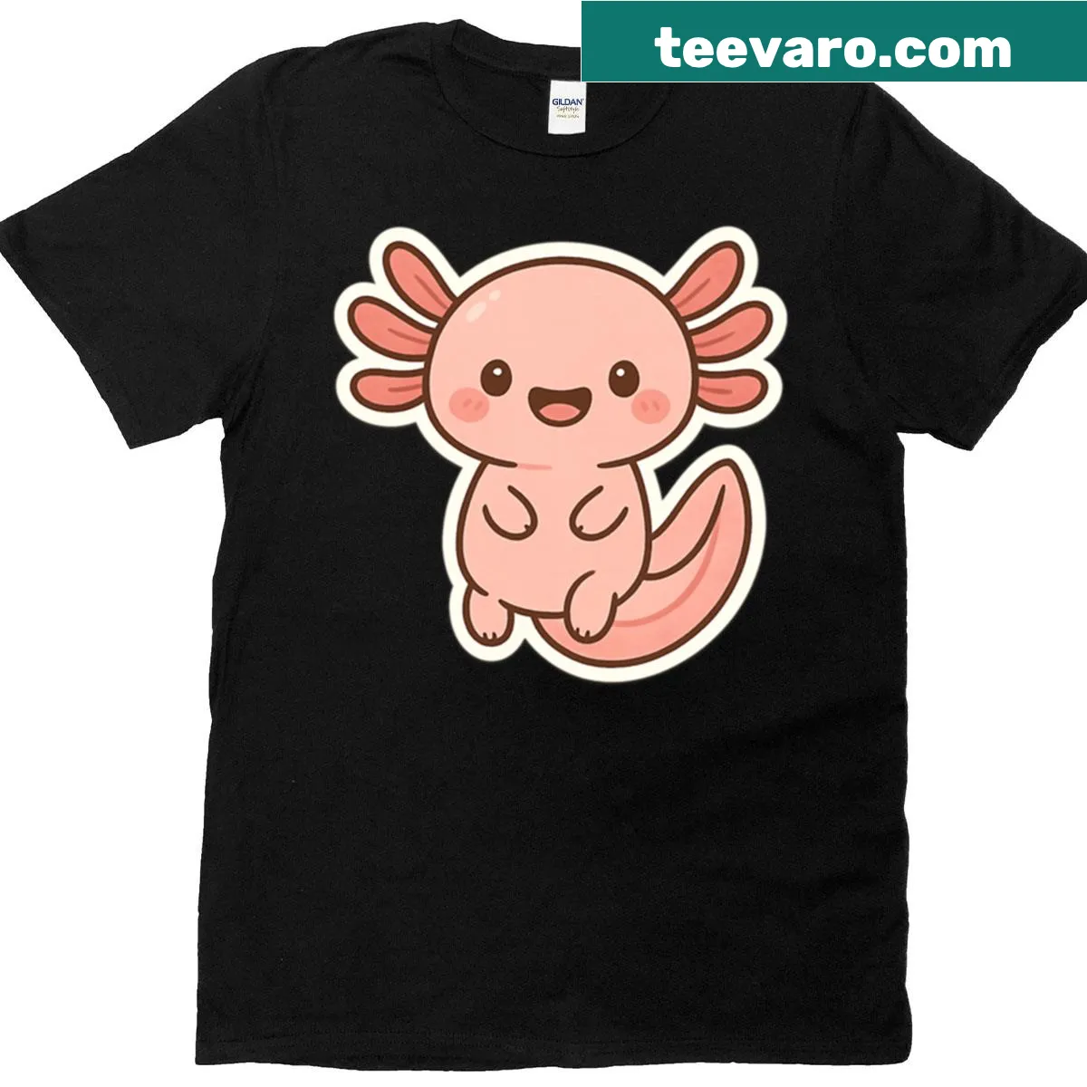 Cheerful T-shirt with text 'Hi Im So Happy To See You.' — on a men's t-shirt