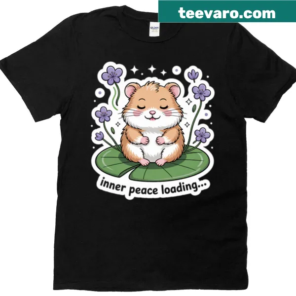 T-shirt with the phrase 'Inner Peace Loading'