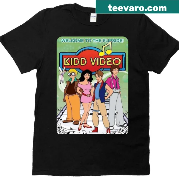 Oversized T-shirt featuring a playful design from Kidd Video