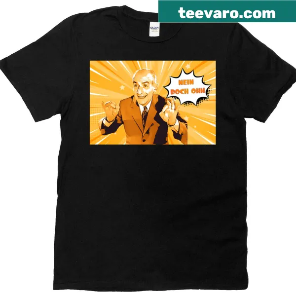 Vintage T-shirt honoring Louis De Funès, French cinema icon