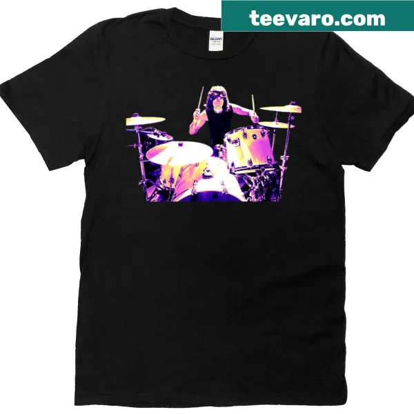Pop art inspired graphic t-shirt with bold design elements