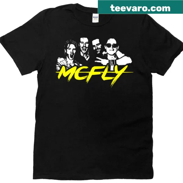 Silhouette design celebrating the band Mcfly