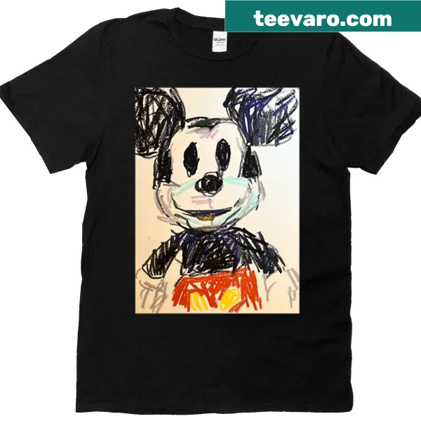 Mickey Mouse smiling t-shirt design