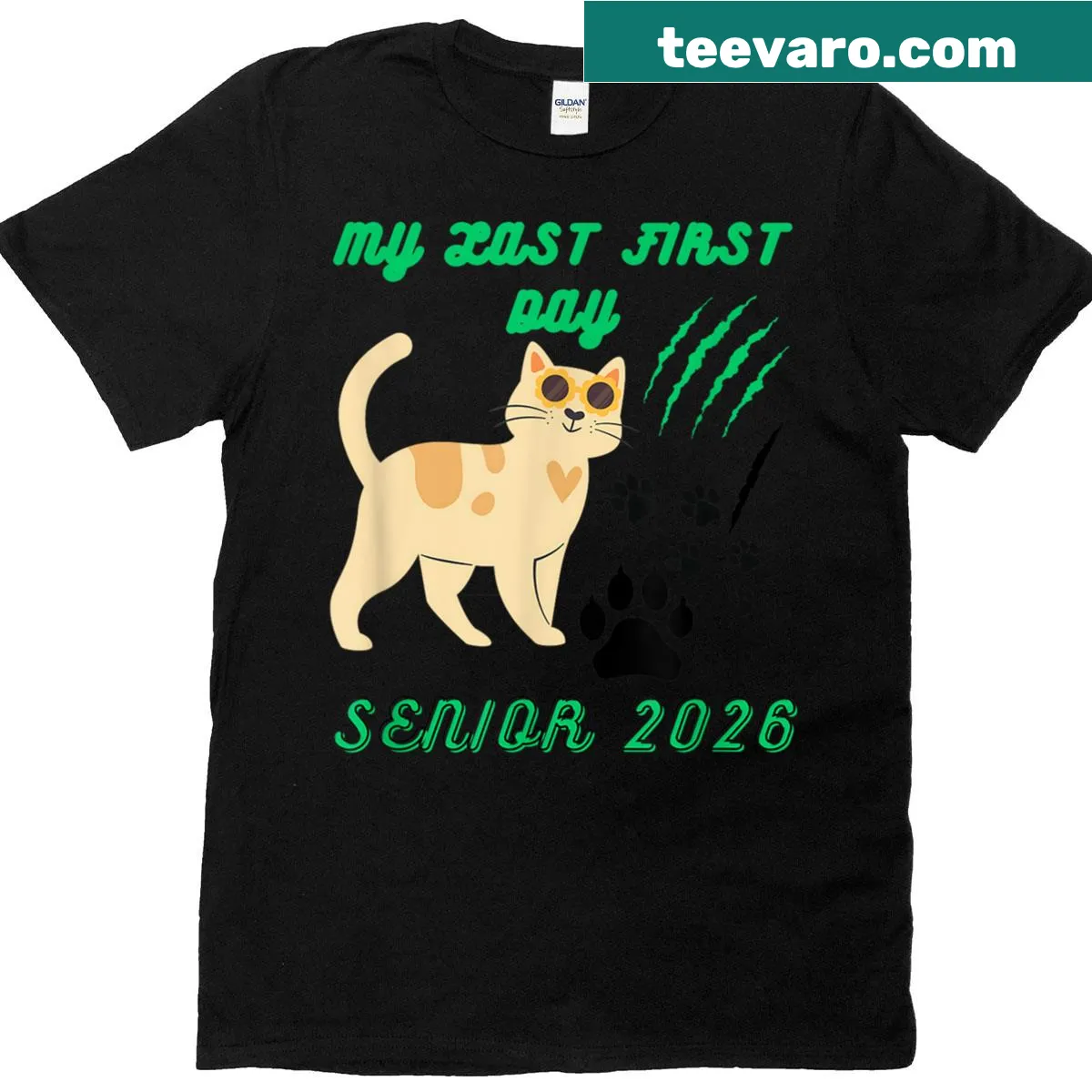 Senior 2026 Last First Day T-shirt for students. — on a men's t-shirt