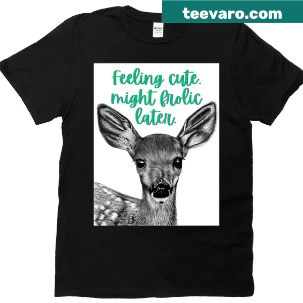 Oversized T-shirt with the phrase 'Not Your Average Bambi' in fun typography