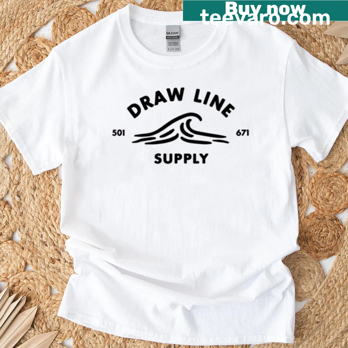 Old school badge design celebrating the sport of curling — on a men's t-shirt