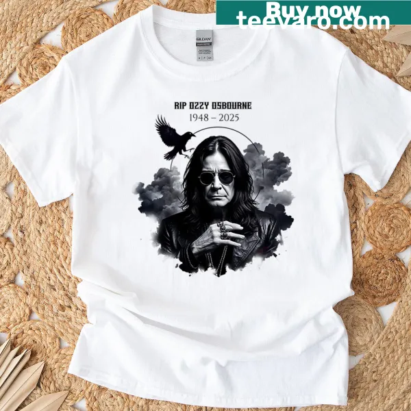 Vintage style Ozzy Osbourne t-shirt design