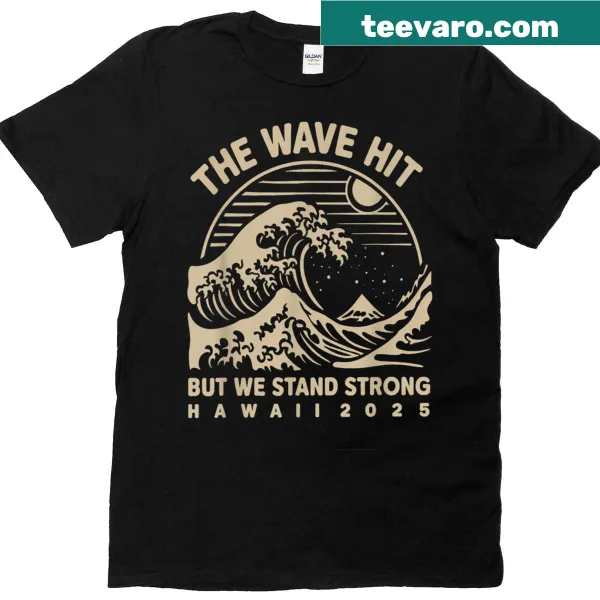 T-shirt featuring the text Pray For Hawaii