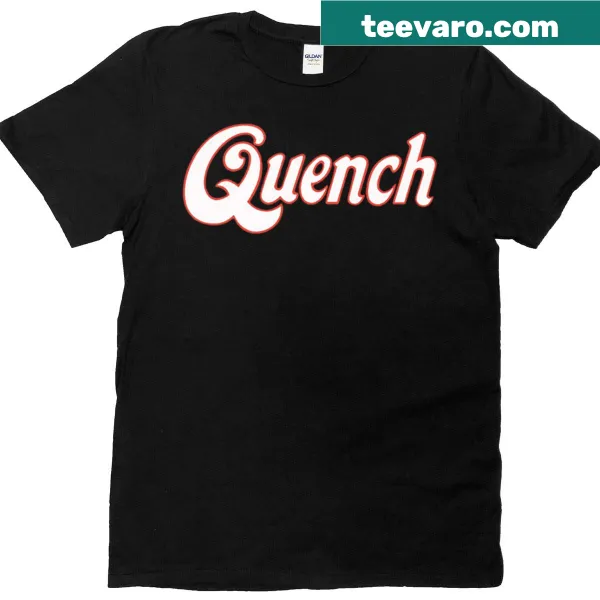 Retro t-shirt with a drink-themed graphic from the 80s