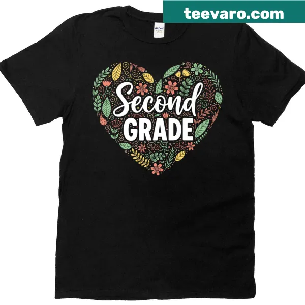 Premium t-shirt with retro 70s floral design for girls