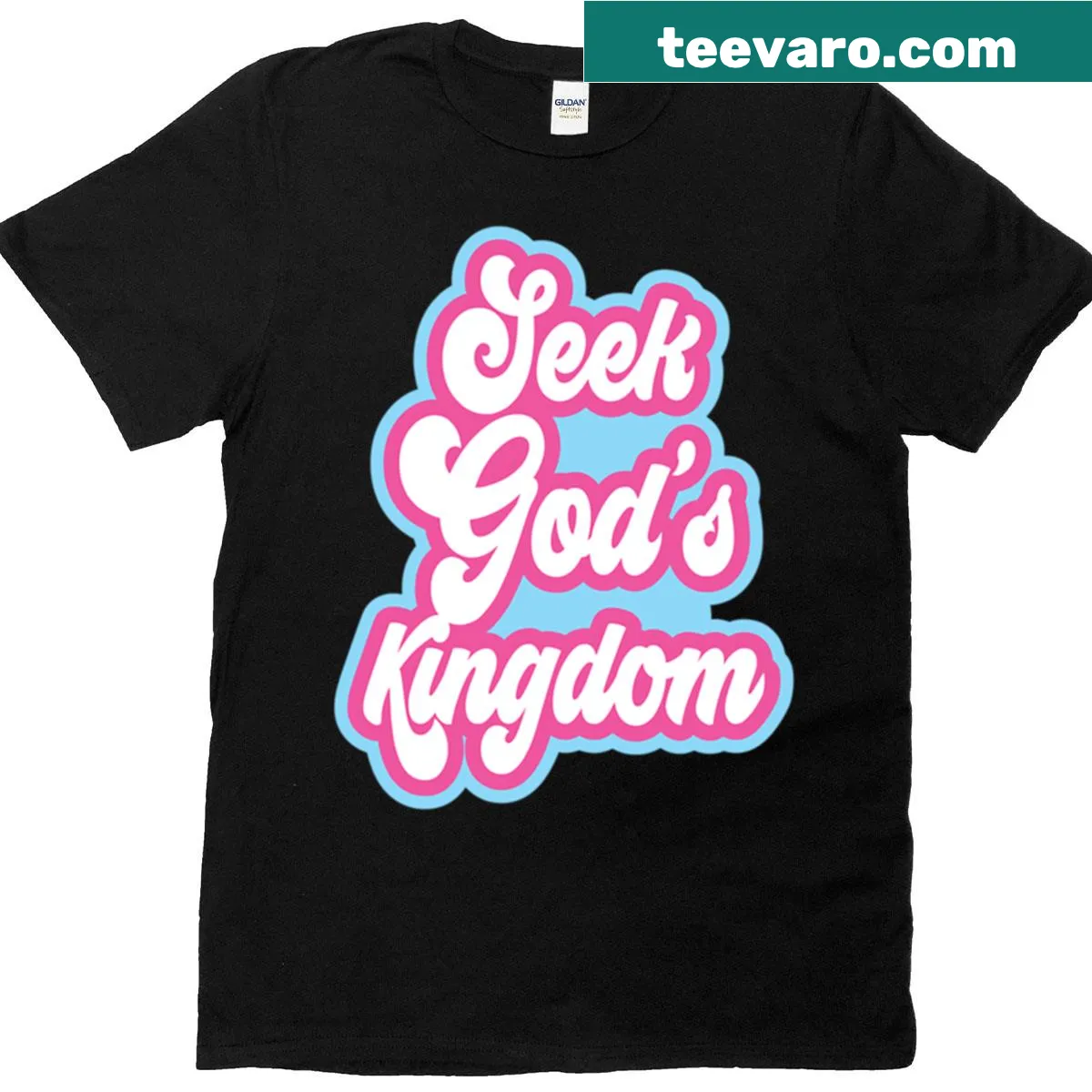 Inspirational graphic encouraging faith and positivity — on a men's t-shirt