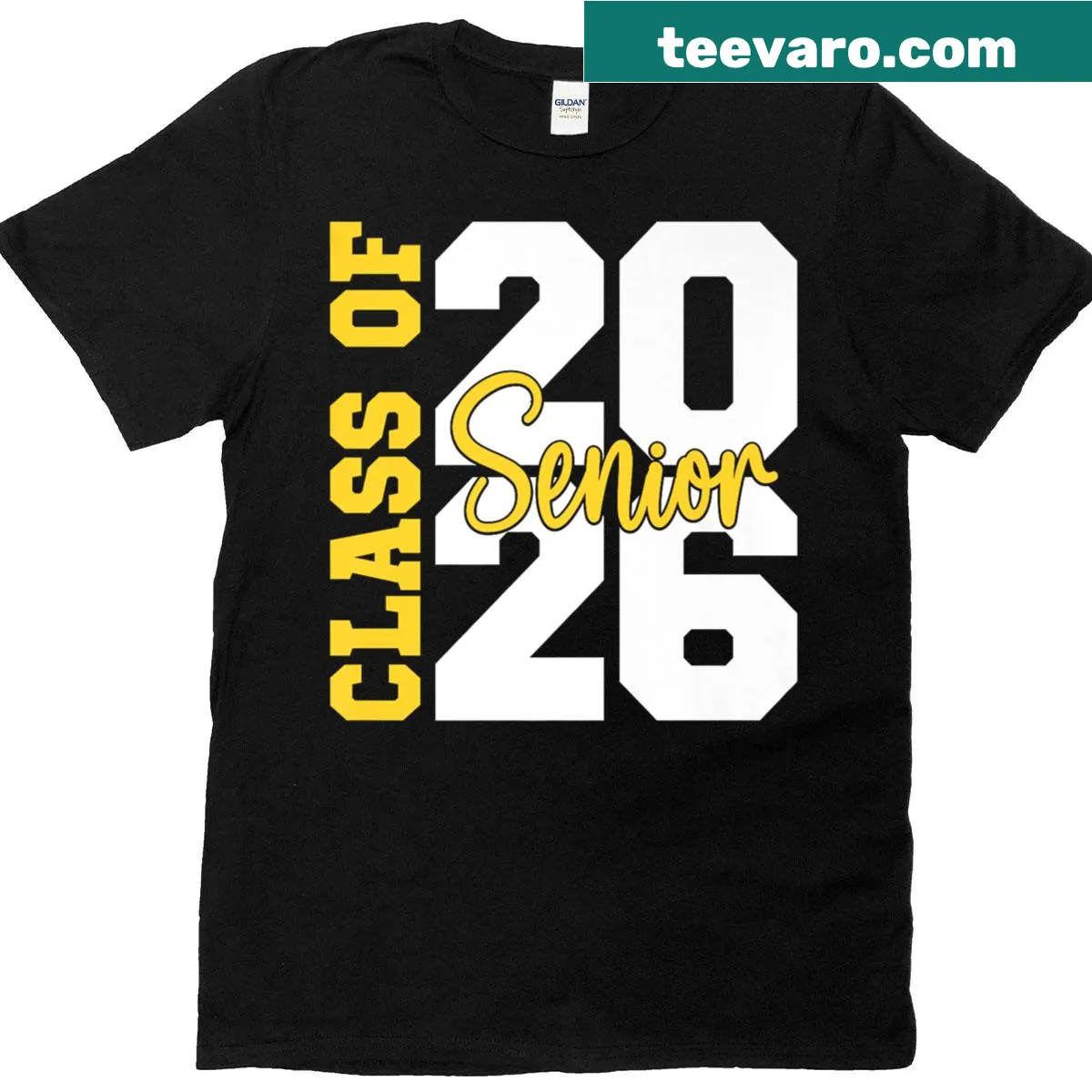 Funny Class of 2026 T-shirt for high school seniors — on a men's t-shirt