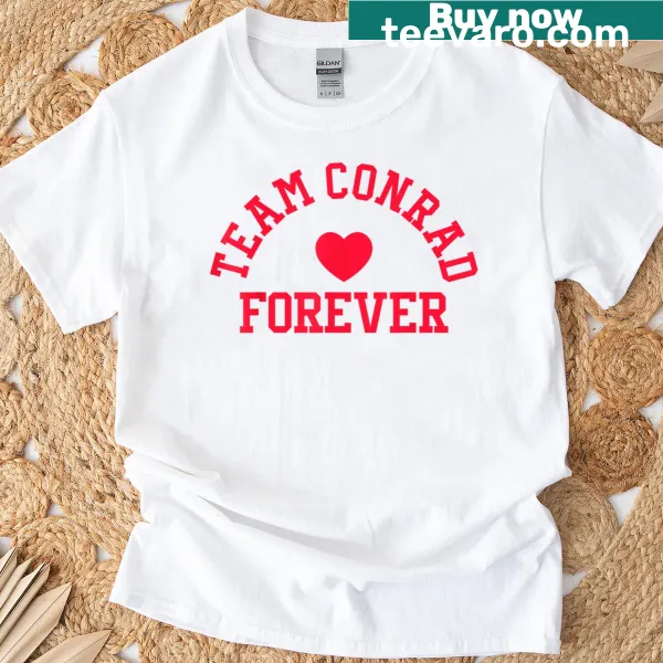 Retro vintage red Team Conrad Forever T-shirt