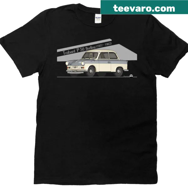 Trabant P50 graphic on T-shirt