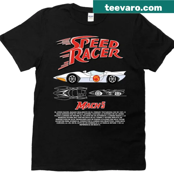 Vintage Speed Racer Mach 5 car t-shirt
