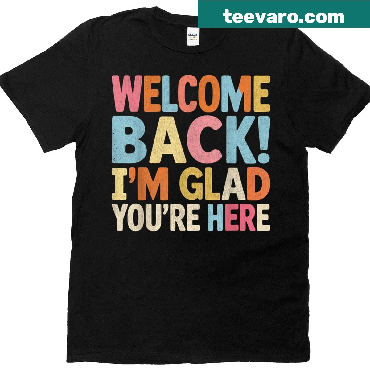 Welcoming design for teachers on a T-shirt — on a men's t-shirt