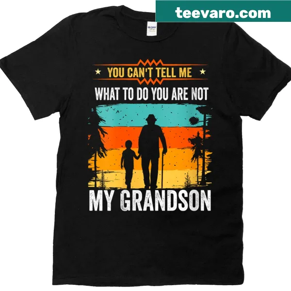 Funny text T-shirt stating 'You Can't Tell Me What To Do'