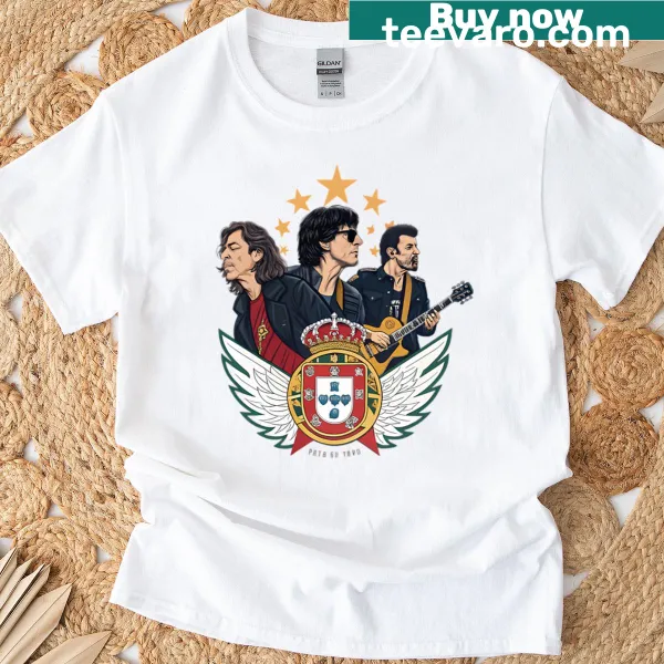 Tribute design for Xutos Pontaps rock band on T-shirt