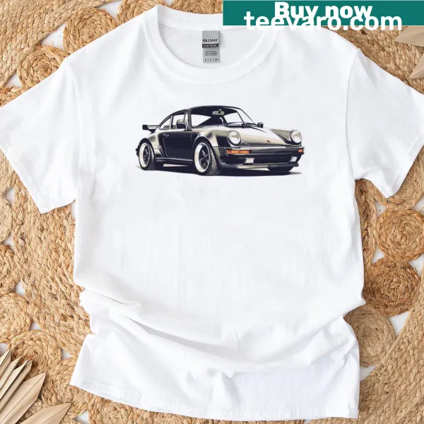 T-shirt featuring the iconic 911 Turbo car
