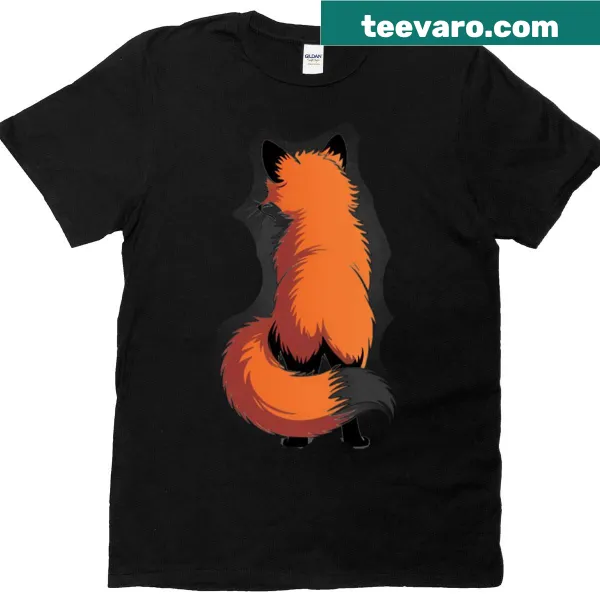 Cute fox illustration on a children's t-shirt
