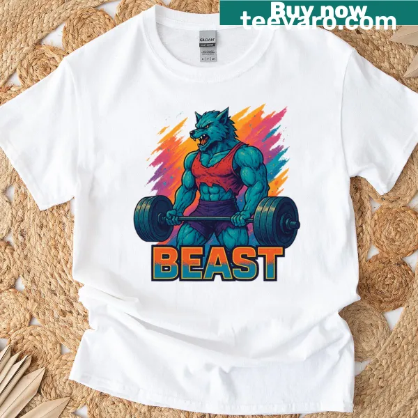 Fierce silhouette graphic symbolizing strength on T-shirt