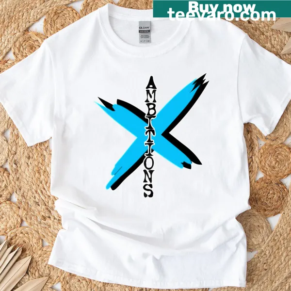 Minimalist T-shirt with shadowed typography