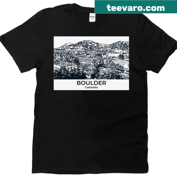 Illustrative graphic featuring Boulder Colorado scenery.