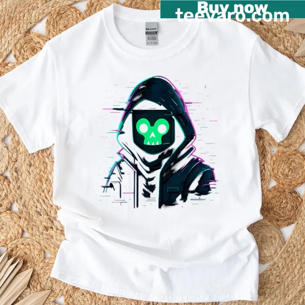 Illustration of a Cyber Reaper with digital glitches.